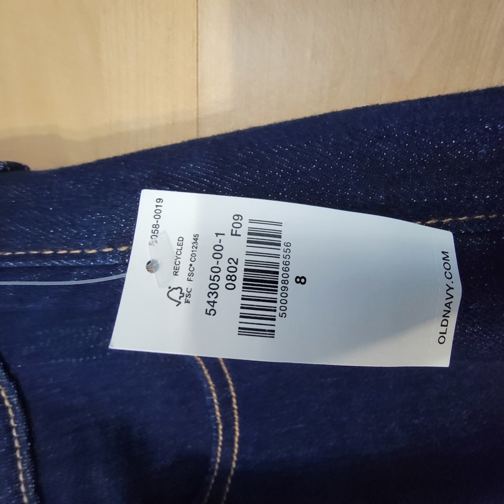 Old Navy | Jeans | Womens | High-Rise | 8 | Wide Leg | Blue - Picture 3 of 3
